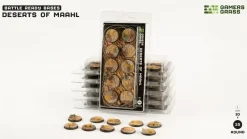 Gamers Grass Basing & Modellering^Deserts of Maahl Bases Round 25 mm (10)