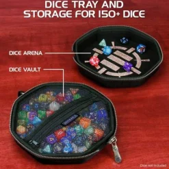 ENHANCE Tabletop Boks^Dice Tray & Case Black