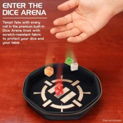 ENHANCE Tabletop Boks^Dice Tray & Case Black