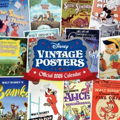 Disney Vintage Posters 2026 Square Cal.* Kalendere