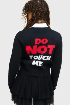 Haunted Lifestyle Do Not Touch Me Cardigan* Genser