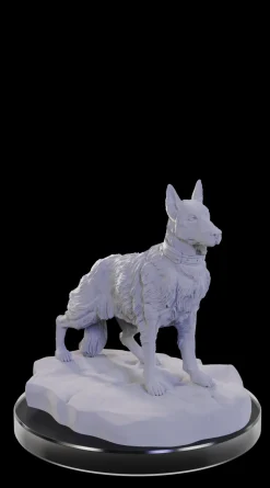 WizKids Dog Companions (Wave 22) Deep Cuts Unpainted Miniature* Monstere|Tilbehør