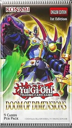 Yu-Gi-Oh!^Doom of Dimensions Booster Pakke