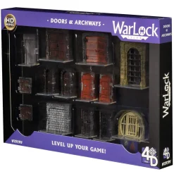 WizKids Doors & Archways Warlock Tiles Box Set* Kart & Battlemaps|Terreng & Tilbehør