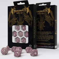 Q-Workshop Dracopolis Yucatan Featherwing Poly Pink /Bone (7)* Sett