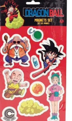 Dragon Ball Characters Magnets Set A* Kjøleskapsmagnet