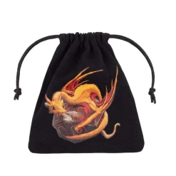 Q-Workshop Dragon Black & Adorable Dice Bag Terningpose* Poser & Beger