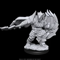 WizKids Dragonborn Male Fighter (Wave 15) Dungeons & Dragons Nolzurs Marvelous Unpainted Miniature Figur* Karakterer