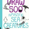 Trina Dalziel Draw 500 Amazing Sea Creatures: A Sketchbook for Artists, Designers, and Doodlers* Tegnebøker