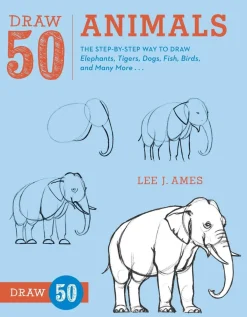 L Ames Tegnebøker|Barn & Unge^Draw 50 Animals