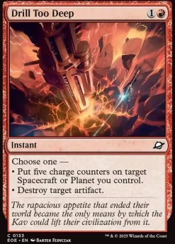 Singles (Løskort)|Singles (Løskort)^Drill Too Deep (Enkeltkort)