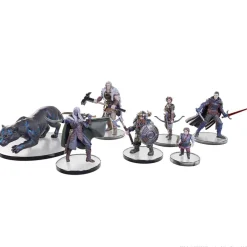 WizKids Karakterer|Tilbehør^Drizzt 35th Anniversary Tabletop Companions Boxed Set Icons of the Realms Premium Painted Miniatures