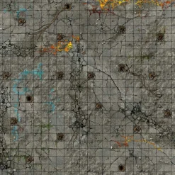 Battle Systems Kart & Battlemaps^Dungeon 60 x 60 cm Gaming Mat