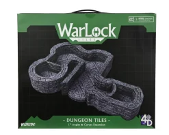 WizKids Kart & Battlemaps|Terreng & Tilbehør^Dungeon Angles & Curves 1 Inch Expansion Pack Warlock Tiles Box Set