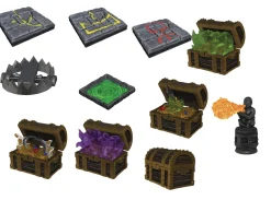 WizKids Dungeon Dressing Traps Devilish Devices Warlock Tiles* Kart & Battlemaps|Terreng & Tilbehør