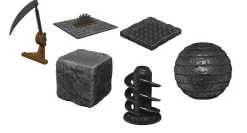 WizKids Dungeon Dressing Traps Hidden Hazards Warlock Tiles* Kart & Battlemaps|Terreng & Tilbehør