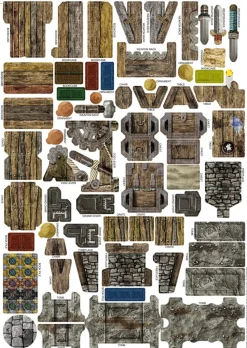 Battle Systems Dungeon Furniture* Kart & Battlemaps|Terreng & Tilbehør