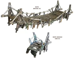 Battle Systems Dungeon Rope Bridge* Kart & Battlemaps|Terreng & Tilbehør