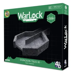 WizKids Kart & Battlemaps|Terreng & Tilbehør^Dungeon Tiles III Angles Warlock Tiles Box Set
