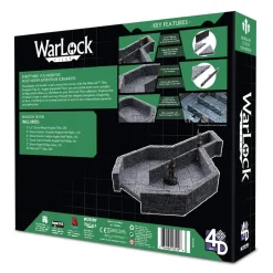 WizKids Kart & Battlemaps|Terreng & Tilbehør^Dungeon Tiles III Angles Warlock Tiles Box Set