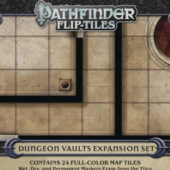 Paizo Publishing Dungeon Vaults Expansion Set Flip-Tiles* Kart & Battlemaps|Tilbehør