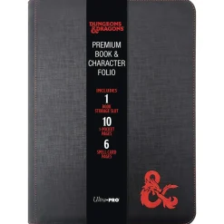 Ultra Pro Dungeons & Dragons Premium Zippered Book & Character Folio Portfolio* Tilbehør