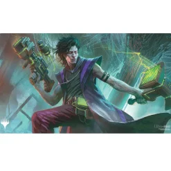 Duskmourn House of Horror Magic the Gathering Duskmourn: House of Horror Winter, Cynical Opportunist Play Mat* Play Mat Og Mat Case