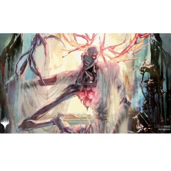 Duskmourn House of Horror Magic the Gathering Play Mat Og Mat Case^Duskmourn: House of Horror Overlord of the Mistmoors Play Mat