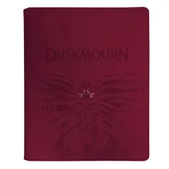 Duskmourn House of Horror Magic the Gathering Duskmourn: House of Horror Creepy Leather-Bound Set Symbol 9-Pocket Premium Zippered PRO-Binder* Album, Ark & Permer