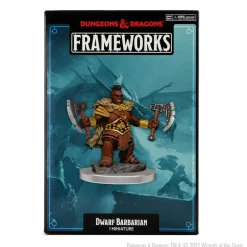 WizKids Dwarf Female Barbarian (Wave 1) Dungeons & Dragons Frameworks Figur* Karakterer