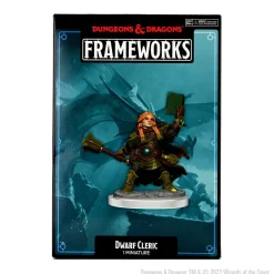 WizKids Dwarf Female Cleric (Wave 1) Dungeons & Dragons Frameworks Figur* Karakterer