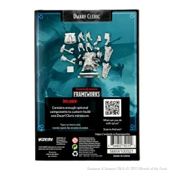 WizKids Dwarf Female Cleric (Wave 1) Dungeons & Dragons Frameworks Figur* Karakterer