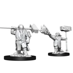 WizKids Karakterer^Dwarf Male Cleric (Wave 11) Dungeons & Dragons Nolzurs Marvelous Unpainted Miniature Figur