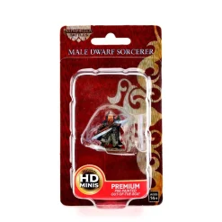 WizKids Dwarf Male Sorcerer Pathfinder Battles Premium Painted Figure Figur* Karakterer