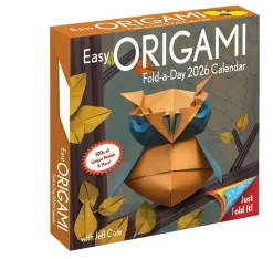 Jeff Cole Håndarbeid|Kalendere^Easy Origami 2026 Fold-a-Day Calendar