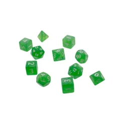 Ultra Pro Eclipse Poly 11 Dice Set Lime Green* Sett