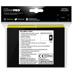 Kortlommer^Eclipse PRO-Gloss Lemon Yellow Standard Size Sleeves (100)