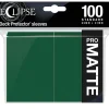 Kortlommer^Eclipse PRO-Matte Forest Green Standard Size Sleeves (100)