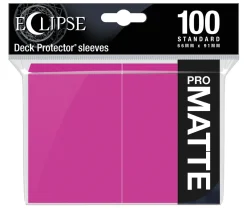 Kortlommer^Eclipse PRO-Matte Hot Pink Standard Size Sleeves (100)