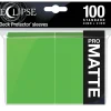 Eclipse PRO-Matte Lime Green Standard Size Sleeves (100)* Kortlommer