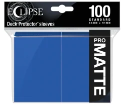 Eclipse PRO-Matte Pacific Blue Standard Size Sleeves (100)* Kortlommer