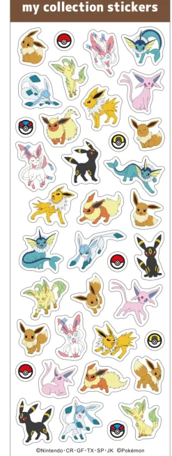 Eevee and it's Evolution Collection Sticker* Klistremerker