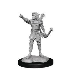 WizKids Karakterer^Elf Female Ranger (Wave 13) Dungeons & Dragons Nolzurs Marvelous Unpainted Miniature Figur