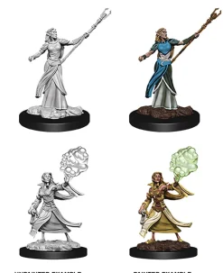 WizKids Karakterer^Elf Female Sorcerer (Wave 12) Dungeons & Dragons Nolzurs Marvelous Unpainted Miniature Figur