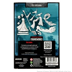WizKids Elf Female Wizard (Wave 1) Dungeons & Dragons Frameworks Figur* Karakterer