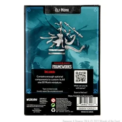 WizKids Karakterer^Elf Male Monk (Wave 1) Dungeons & Dragons Frameworks Figur