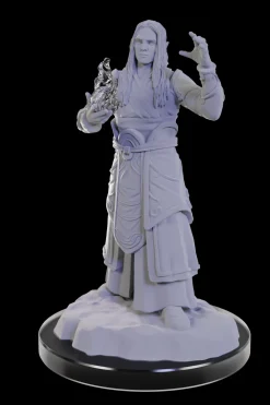 WizKids Karakterer|Tilbehør^Elf Wizards (Wave 22) Dungeons & Dragons Nolzurs Marvelous Unpainted Miniature