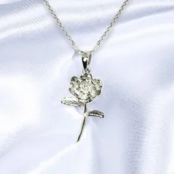 Smykker|Smykker^Elpis Flower Silver Pendant