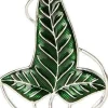 Elven Leaf Brooch Costume Version Silver Plated Replica* Replika