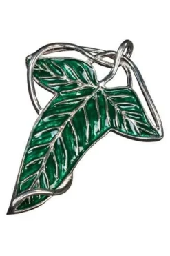 Smykker|Smykker^Elven Leaf Sterling Silver Brooch and Chain